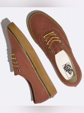 Vans Mens Authentic Gumsole Sequoia / Boot Laces in Brown size 11.5